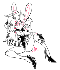 Bare-legged bun